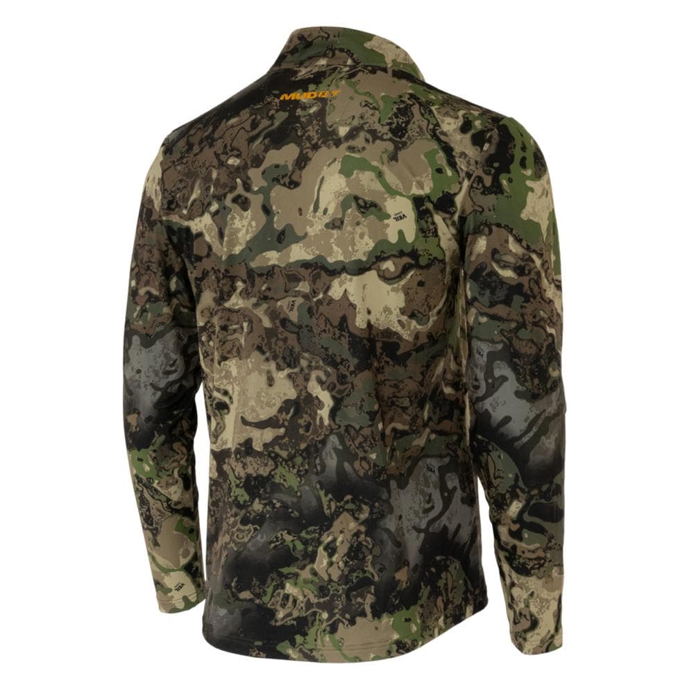 Muddy TR Lightweight Quarter Zip Long Sleeve Shirt Veil Canyon Hybrid L