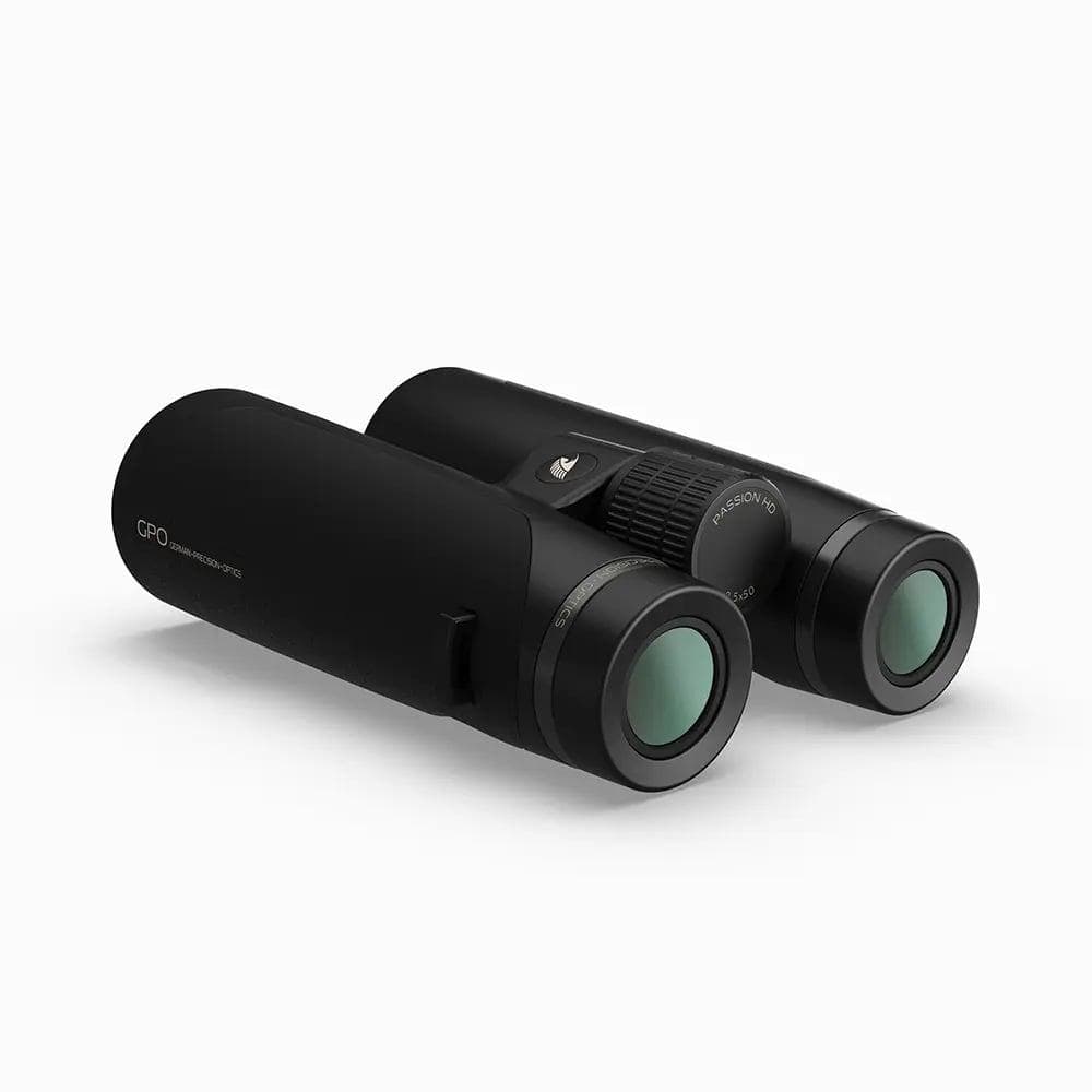 GPO Passion HD Binoculars 12.5x50 Charcoal Black with Adapter