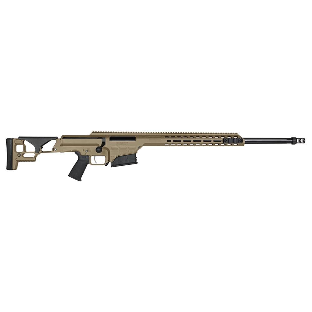 Barrett SMR MRAD Fixed Stock Rifle 6.5 Creedmoor 10rd Magazine(1) 24' Fluted Barrel FDE Finish