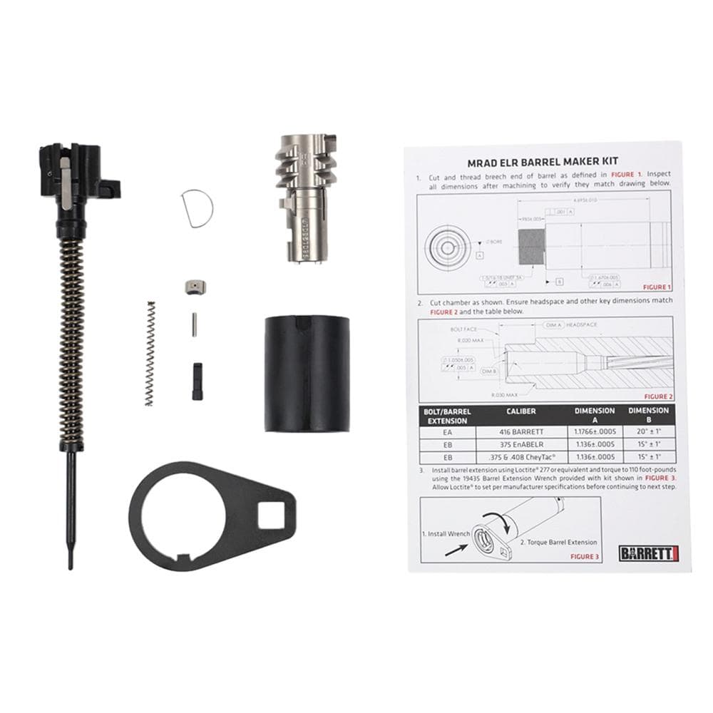Barrett MRAD ELR Barrel Maker Kit .375 EnABELR "EB"