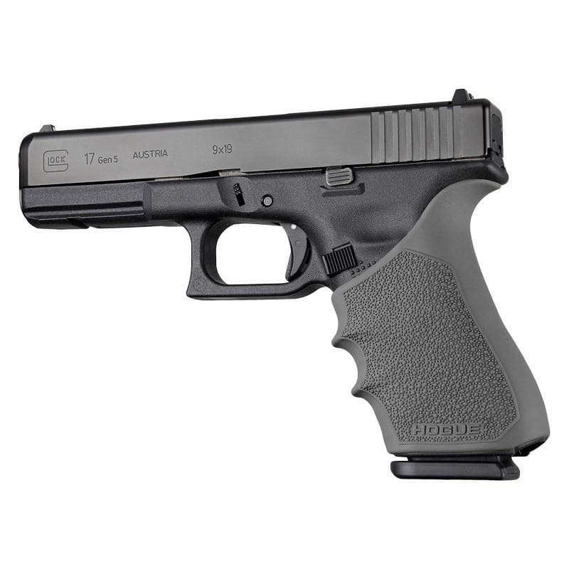 Hogue HandAll Beavertail Handgun Grip Sleeve for Glock 17 Gen 1-2-5 Slate Grey