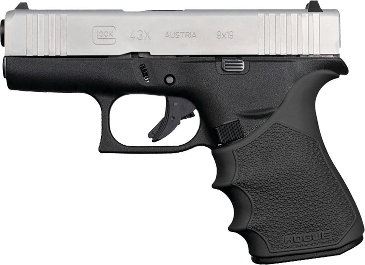 Hogue HandAll Beavertail Grip Sleeve Glock 43X 48 - Black