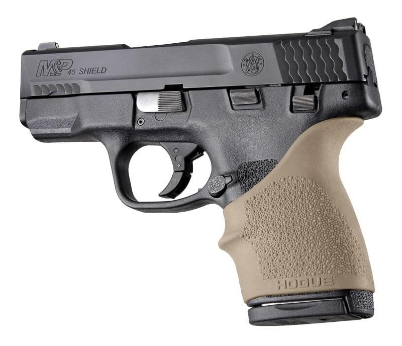 Hogue HandALL Beavertail Grip Sleeve S&W M&P Shield 45 Kahr P9/P40/CW9/CW40 FDE