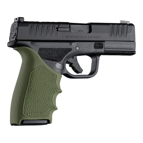 Hogue HandAll Beaver Tail Handgun Grip Sleeve Springfield Armory Hellcat Pro OD Green