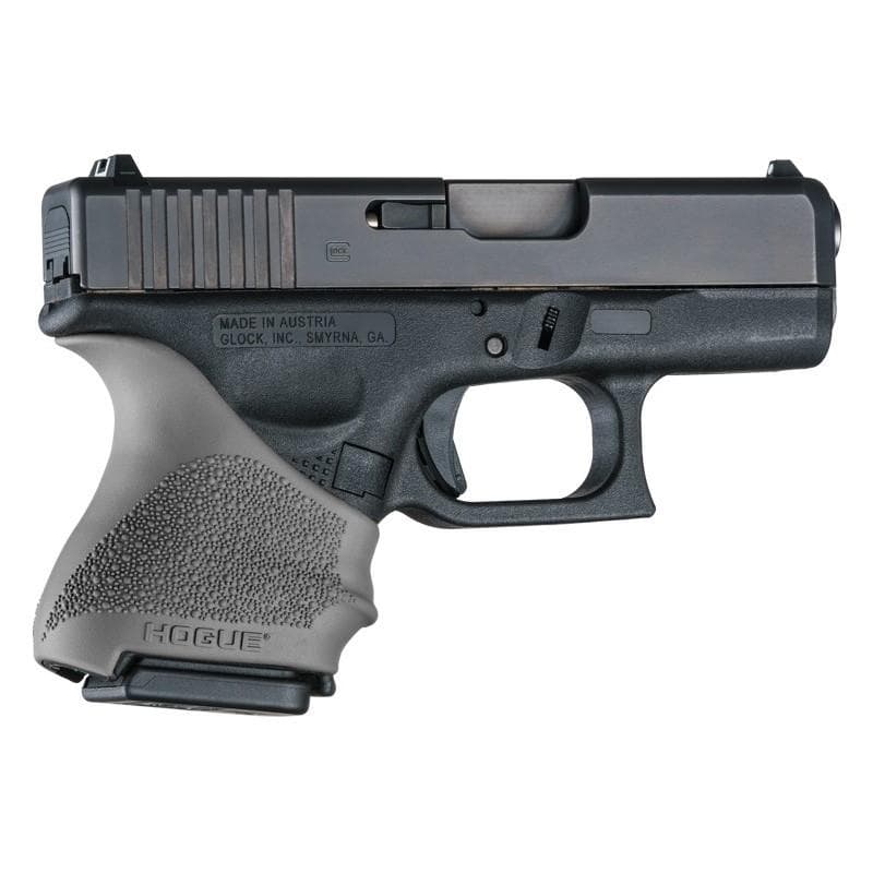 Hogue HandAll Beavertail Handgun Grip Sleeve for Glock 26/27 Slate Grey