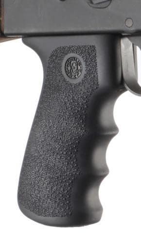 Hogue AK-47 Rubber Grips with Finger Grooves Black