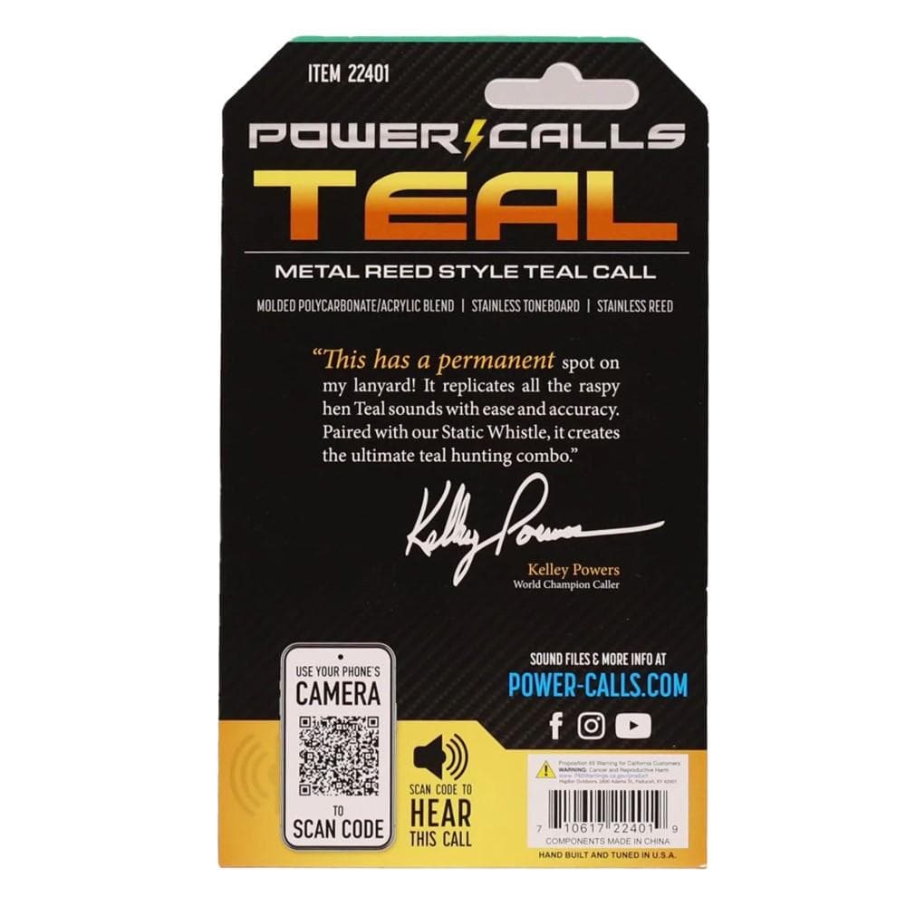 Power Calls Teal Mouth Call