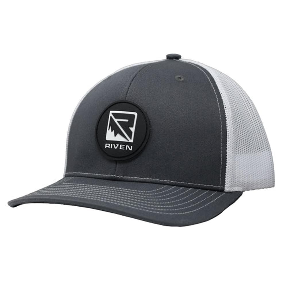 Riven Logo Patch Hat Grey/White