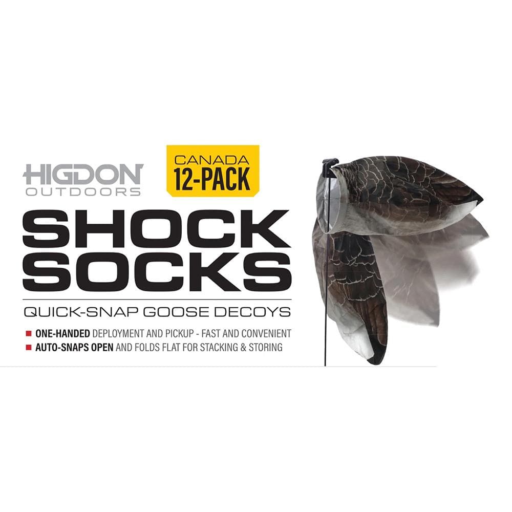 Higdon Canada Shock Socks Goose Decoys 12/ct