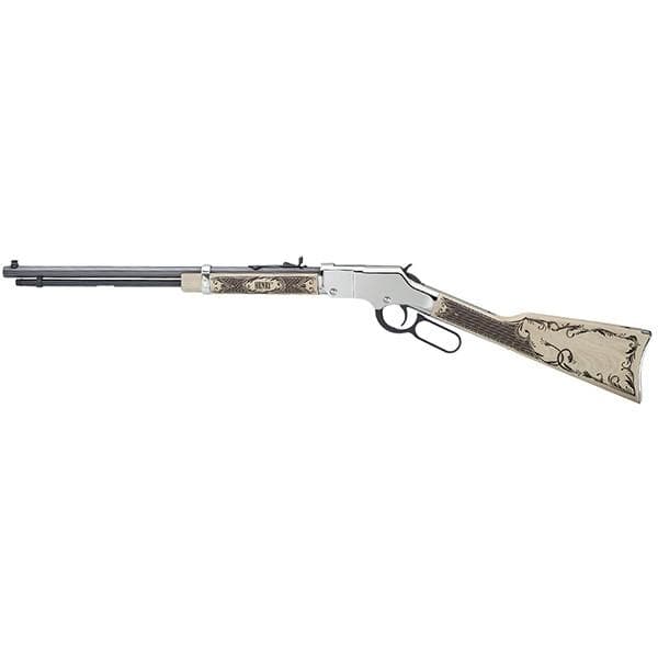 Henry Golden Boy Silver American Eagle Rifle 22 S/L/LR Rifle 16rd LR/21rd S Magazine 20" Barrel Walnut
