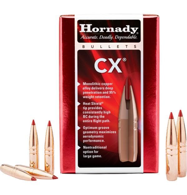Hornady CX Bullets .22 cal .224" 65gr CX (22 Creedmoor) 50/Box