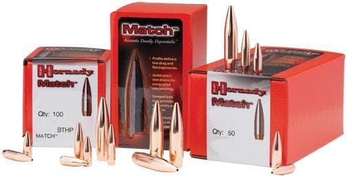 Hornady Match Bullets 6.5mm .264" 140 gr BTHP 100/ct