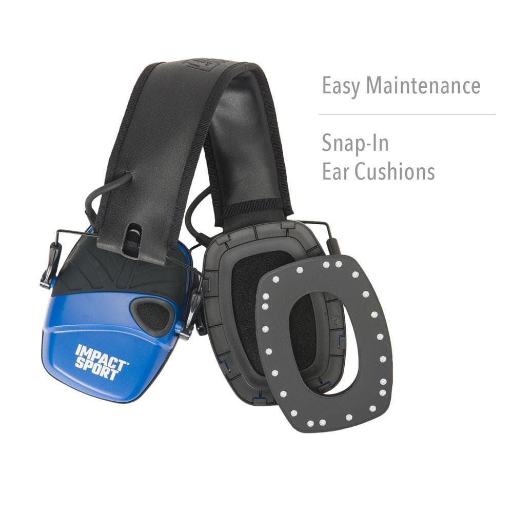 Howard Leight Impact Sport Electronic Ear Muffs 22db Blue