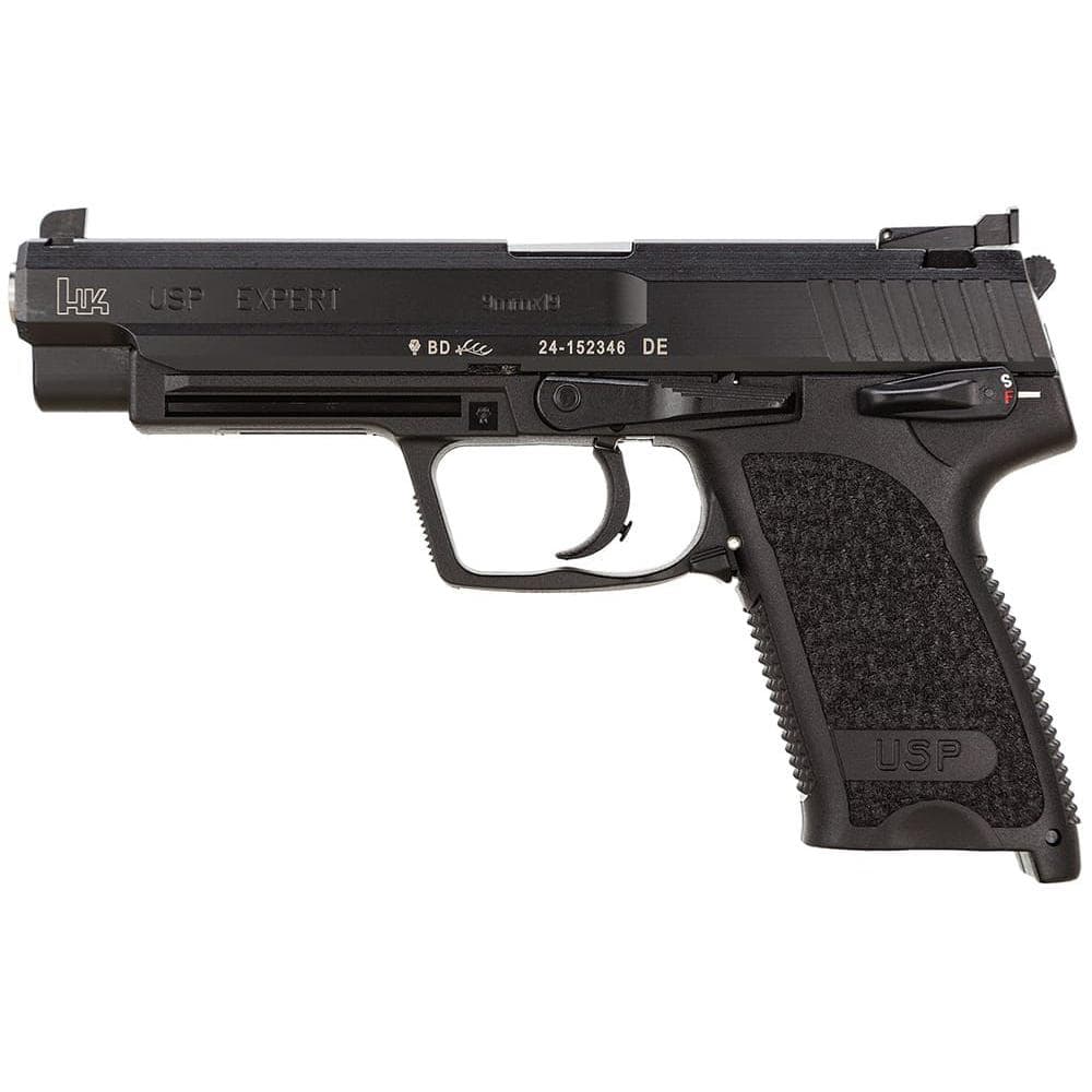 H&K USP9 Expert V1 Handgun 9mm Luger 10rd Magazines (2) 5.2" Barrel Black