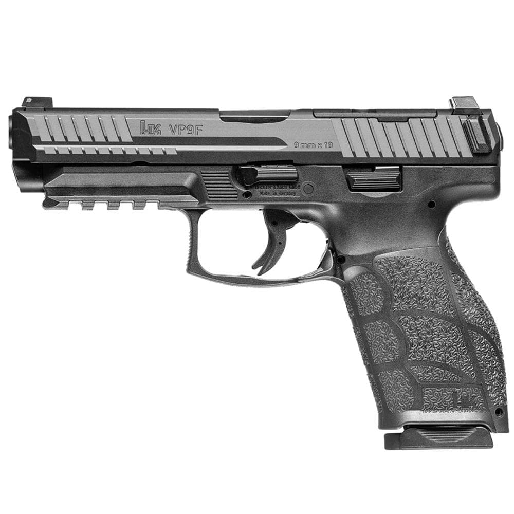 H&K VP9A1 F HOLOSUN SCS Handgun 9mm Luger 17rd (1) & 20rd (1) Magazines 4.53" Barrel Black Optic Ready