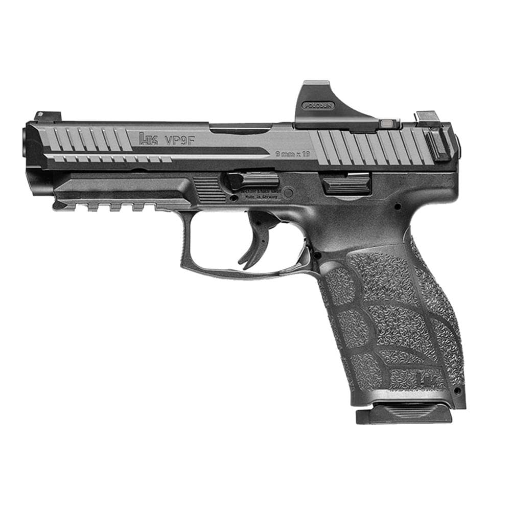 H&K VP9A1 F OE HOLOSUN SCS Handgun 9mm Luger 10rd Magazines (2) 4.53" Barrel Black
