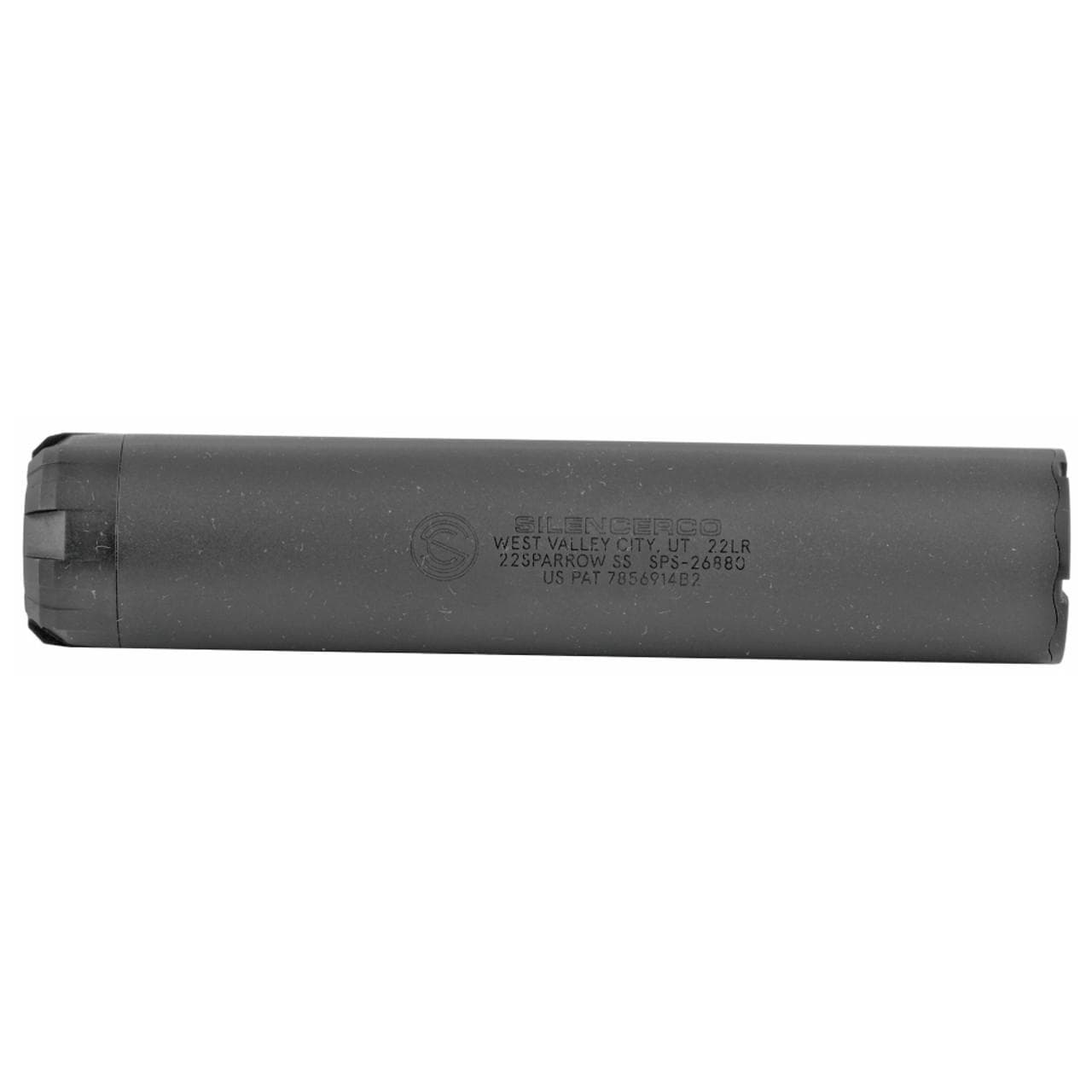 SilencerCo Sparrow 22 Rimfire Suppressor .22LR Stainless Steel Black