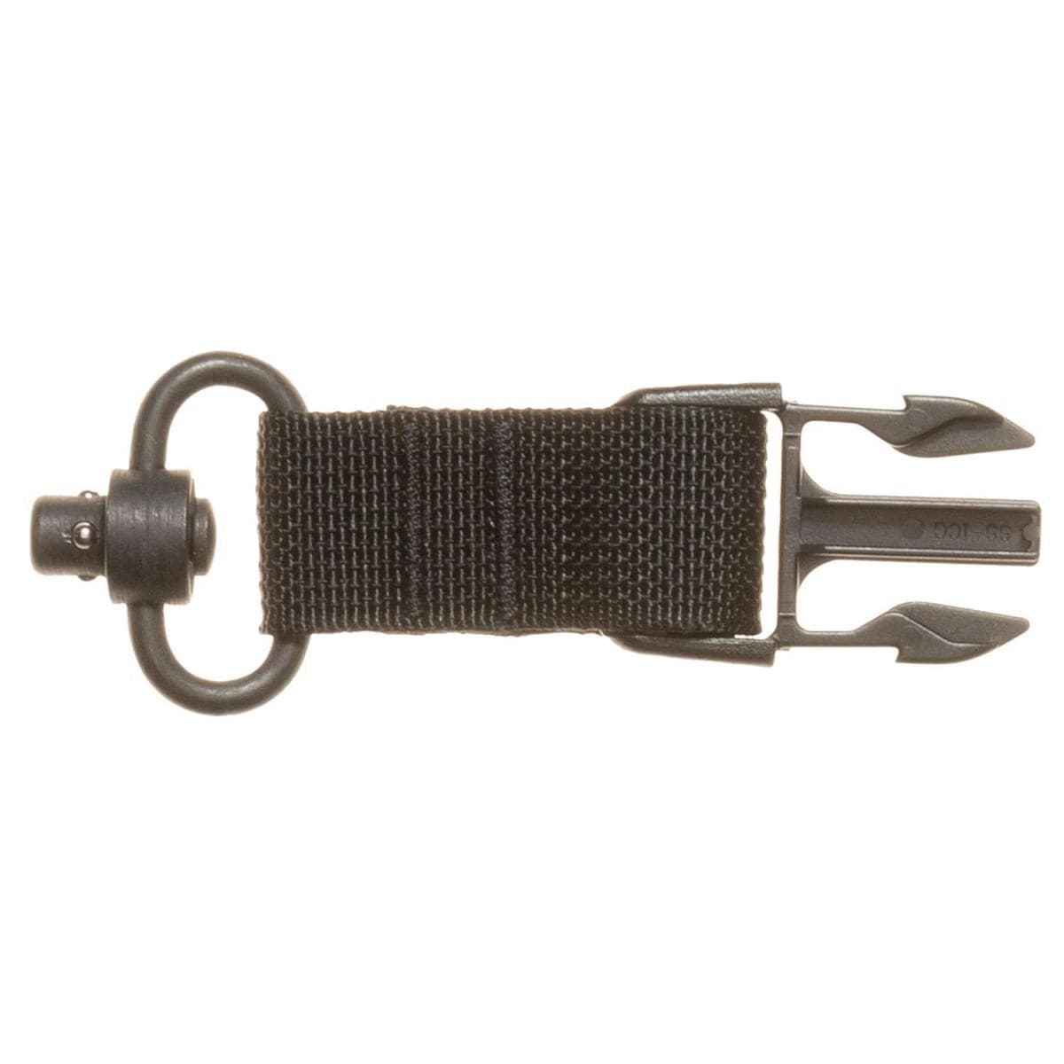 TacShield Side Release Buckle Attachment for QD Push Button Black