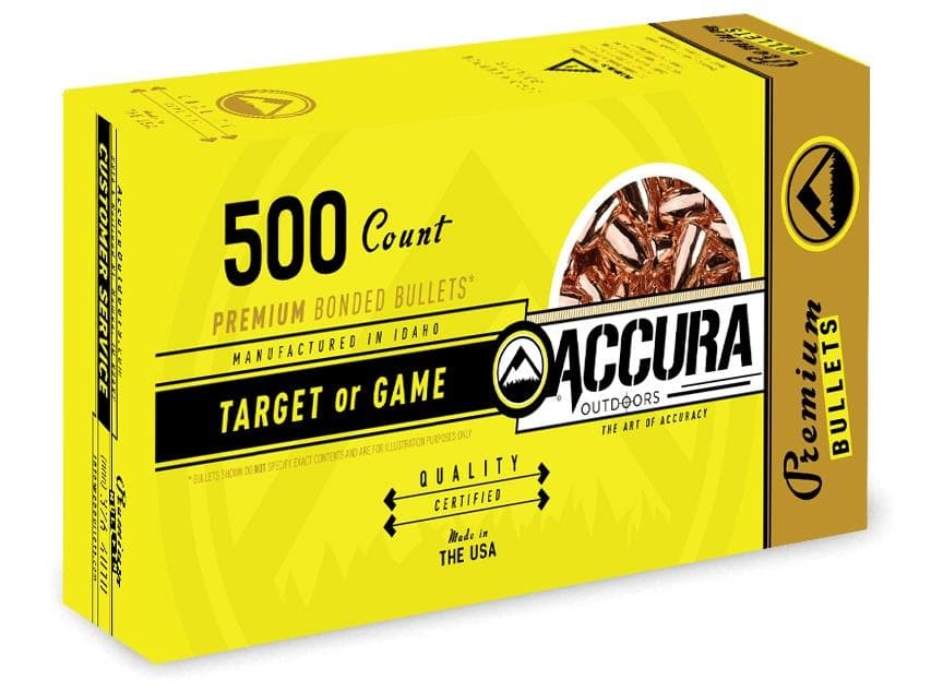 Accura Premium Powerbond Bullets .45 cal .452" 230 gr RN 500/ct
