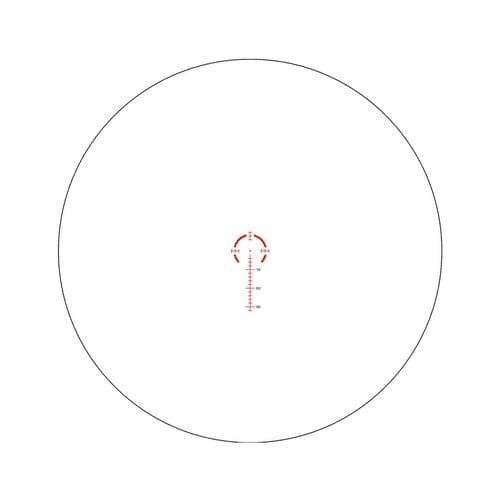 Swampfox Arrowhead LPVO Series Rifle Scope - 1-10x24 30mm SFP Red IR BDC Black