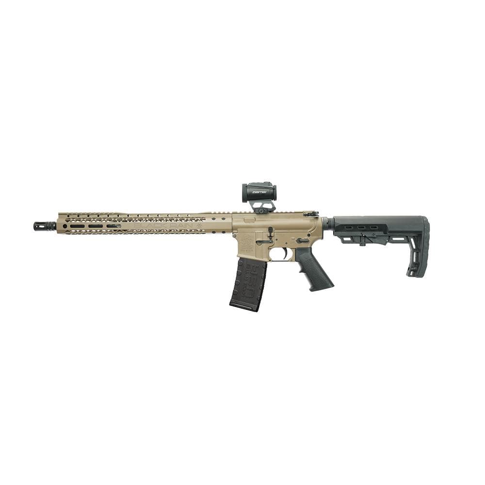 Black Rain Ordnance BRO Spec 15 w/Zerotech Trace Red Dot Rifle 5.56mm 30rd Magazine(1) 16" Barrel Coyote Finish