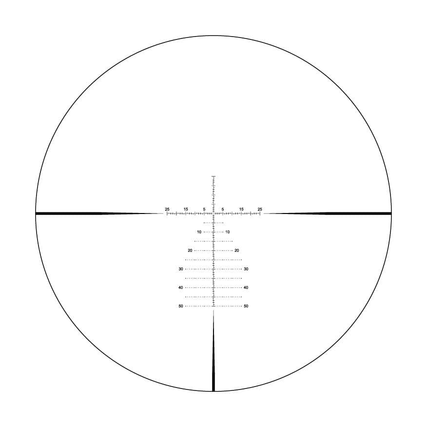 Riton X1 Conquer Rifle Scope 6-24x50 1" SFP R3 Non-Illum - Black