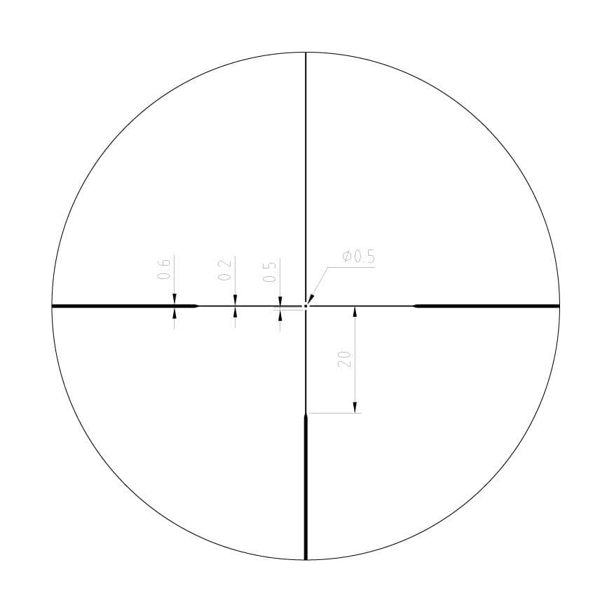 Riton 1 Primal Rifle Scope 4-12x50 1" SFP RDH Reticle Illum Black