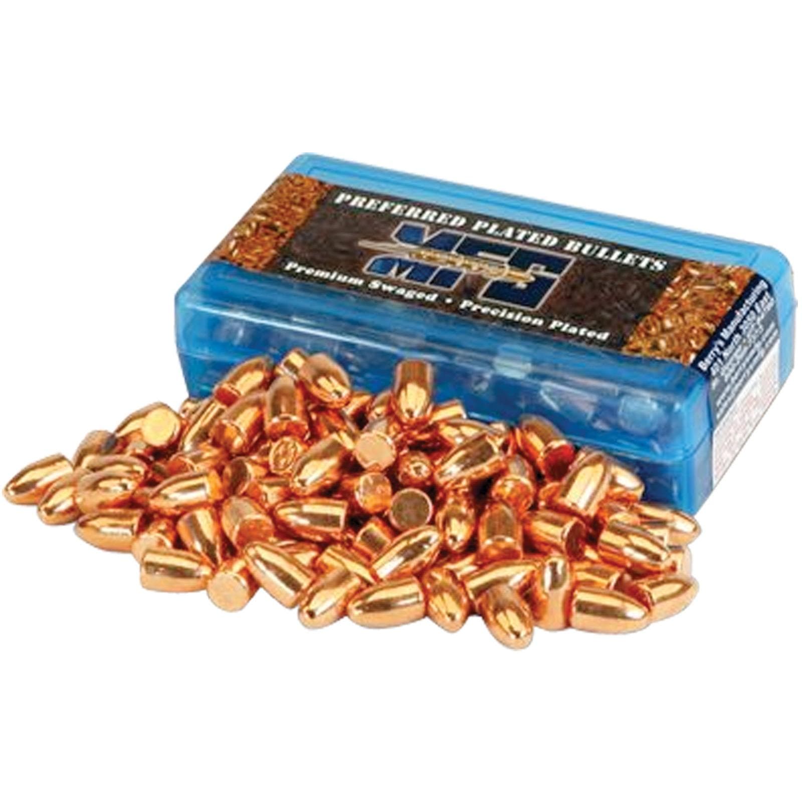 Berry's Superior Plated Pistol Bullets .38/357 cal .357" 125 gr FPb 250/ct