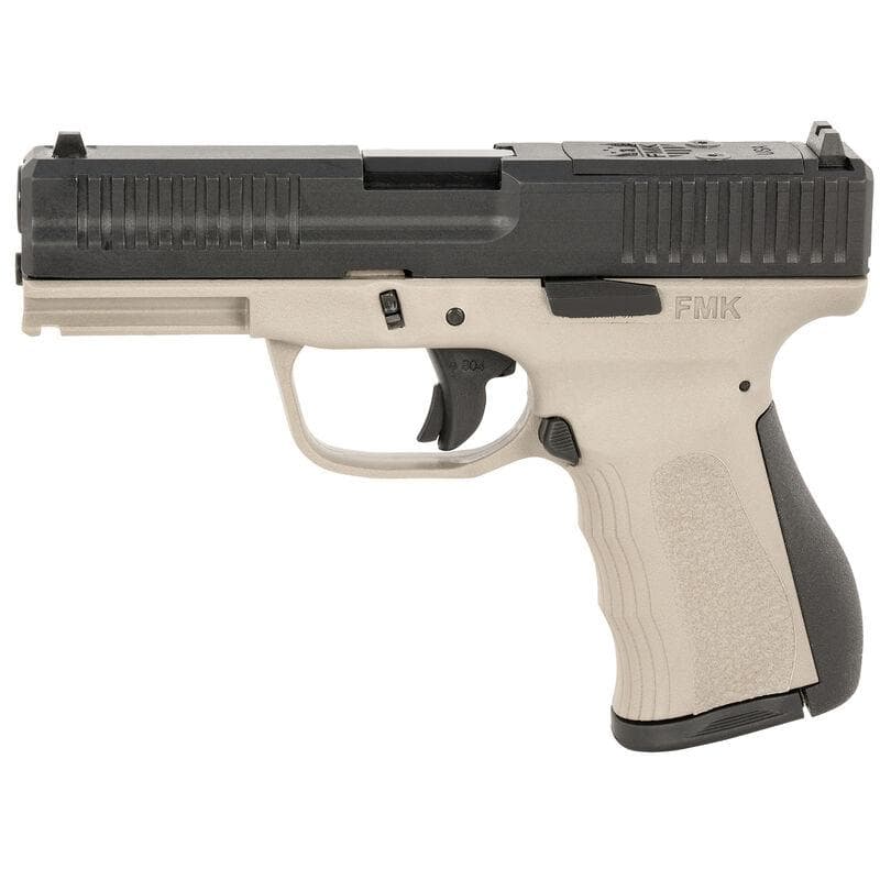 FMK Mach 9 Handgun 9mm Luger 10rd Magazine(1) 4" Barrel Optic Ready Titanium Grey Frame