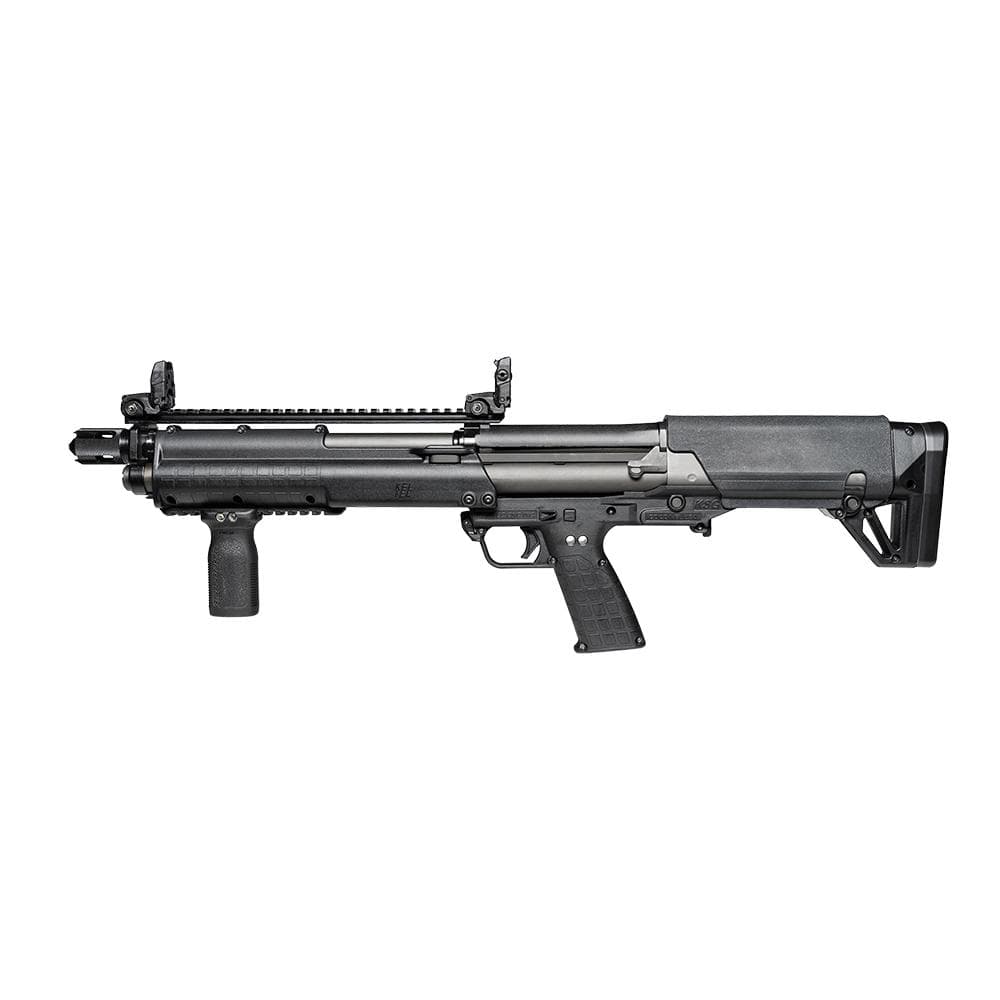 Kel-Tec KSG Shotgun Defender 12 ga 3" Chamber 14rd(7+7) Capacity 18.5" Barrel Black Magpul Flip Up Sights/Carlson Compensator