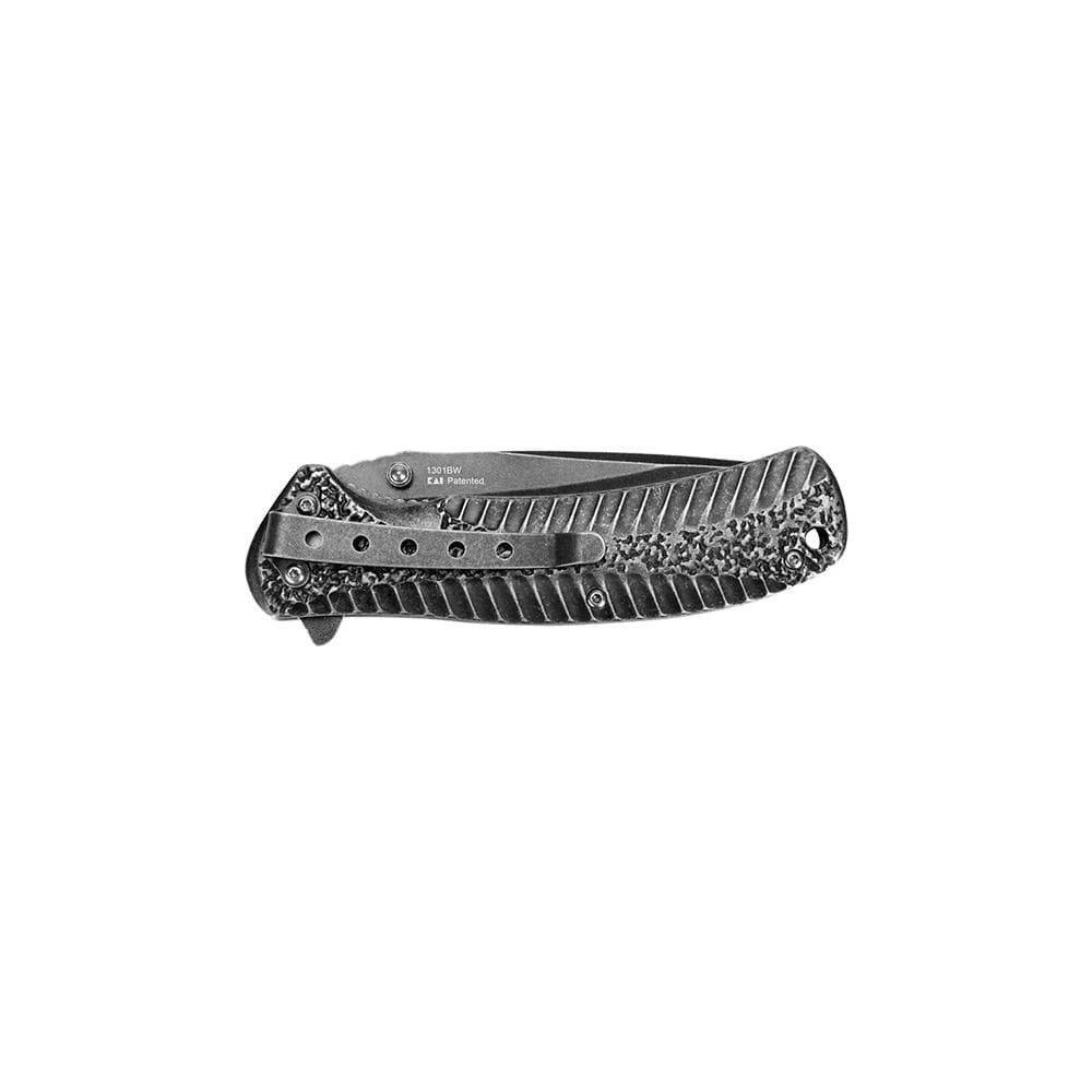 Kershaw Starter Folding Knife 3-2/5" Drop Point Blade Blackwash