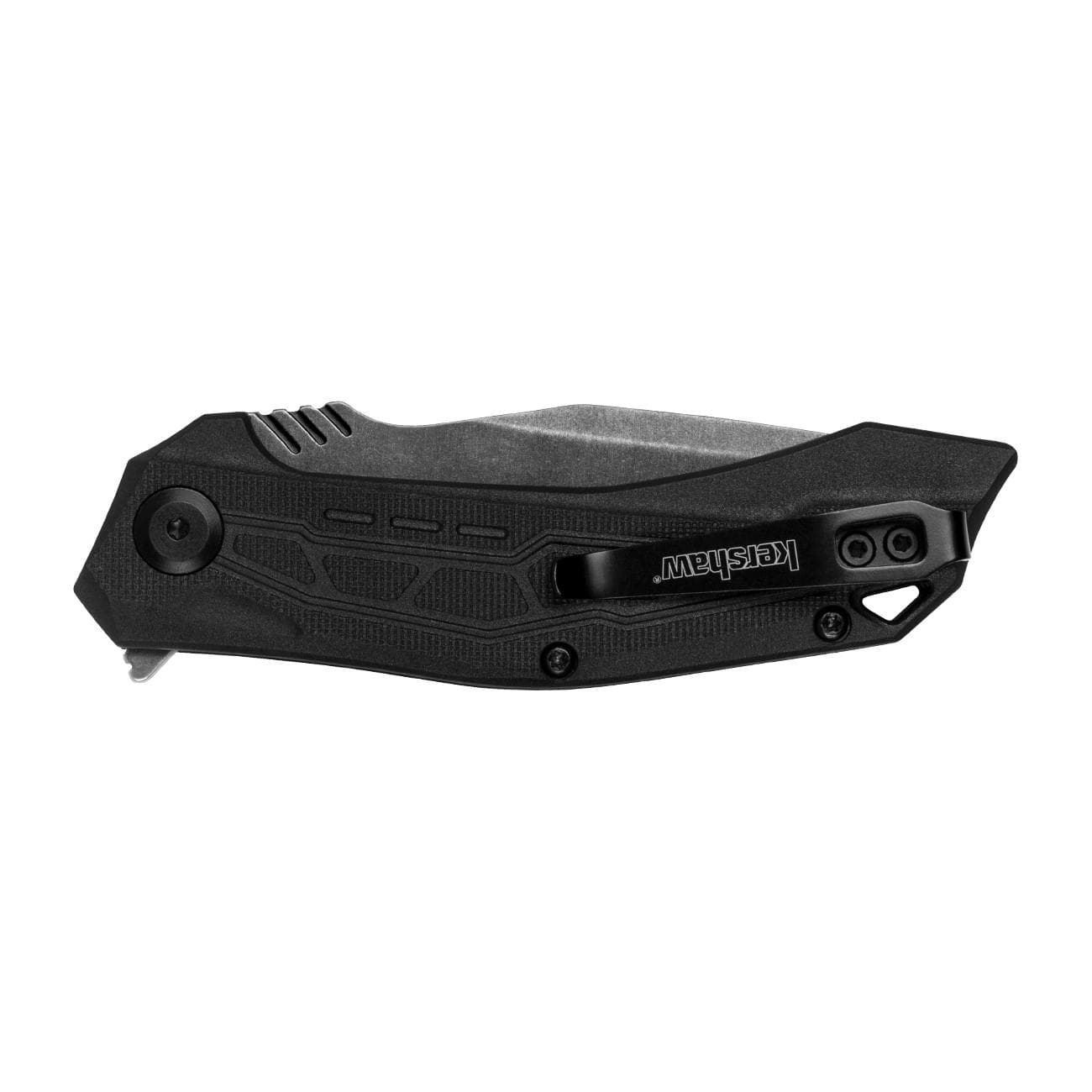 Kershaw Flatbed Assisted Folding Knife 3 1/8" Tanto Blade Black
