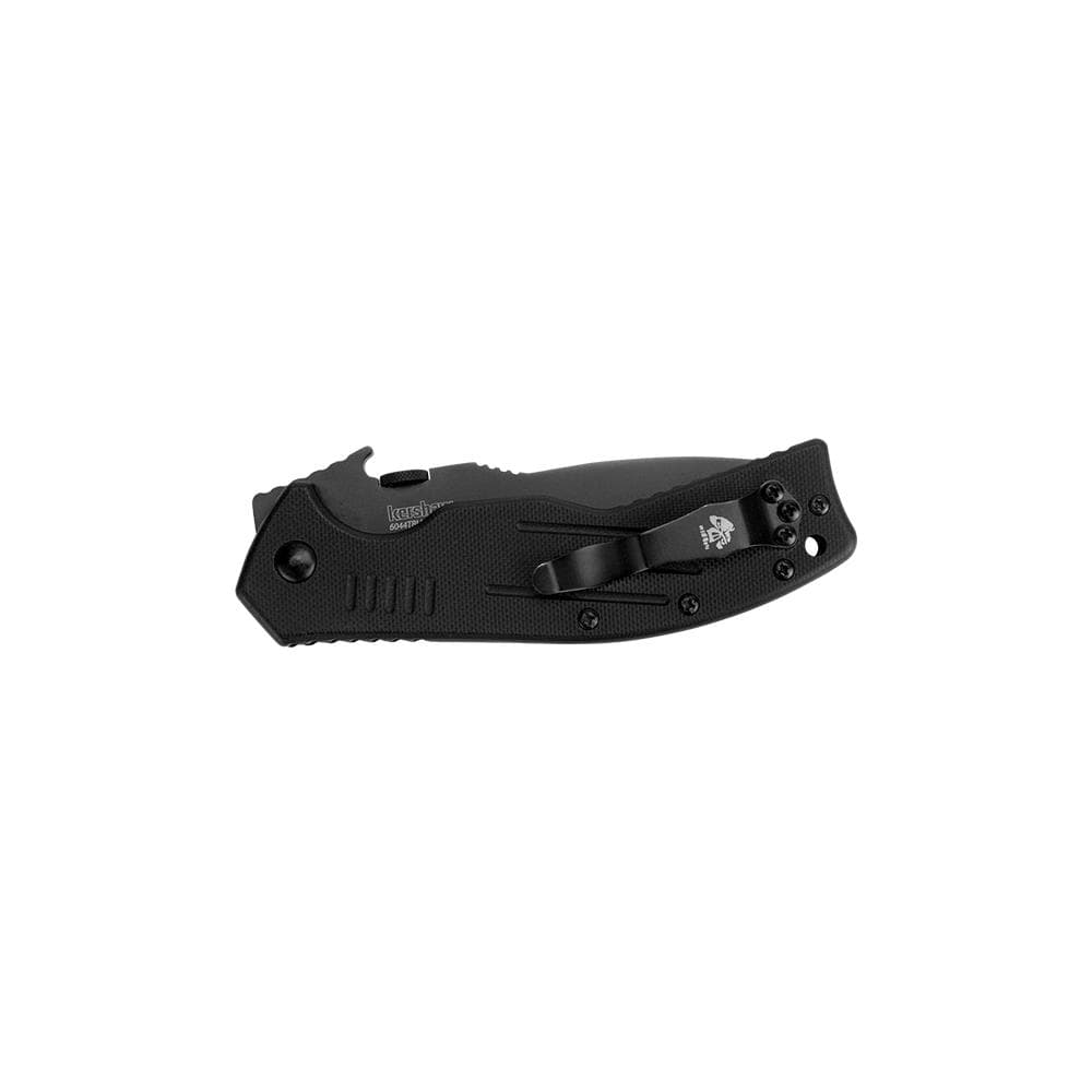 Kershaw CQC- 8K Folding Knife 3-1/2" American Tanto Blade Black