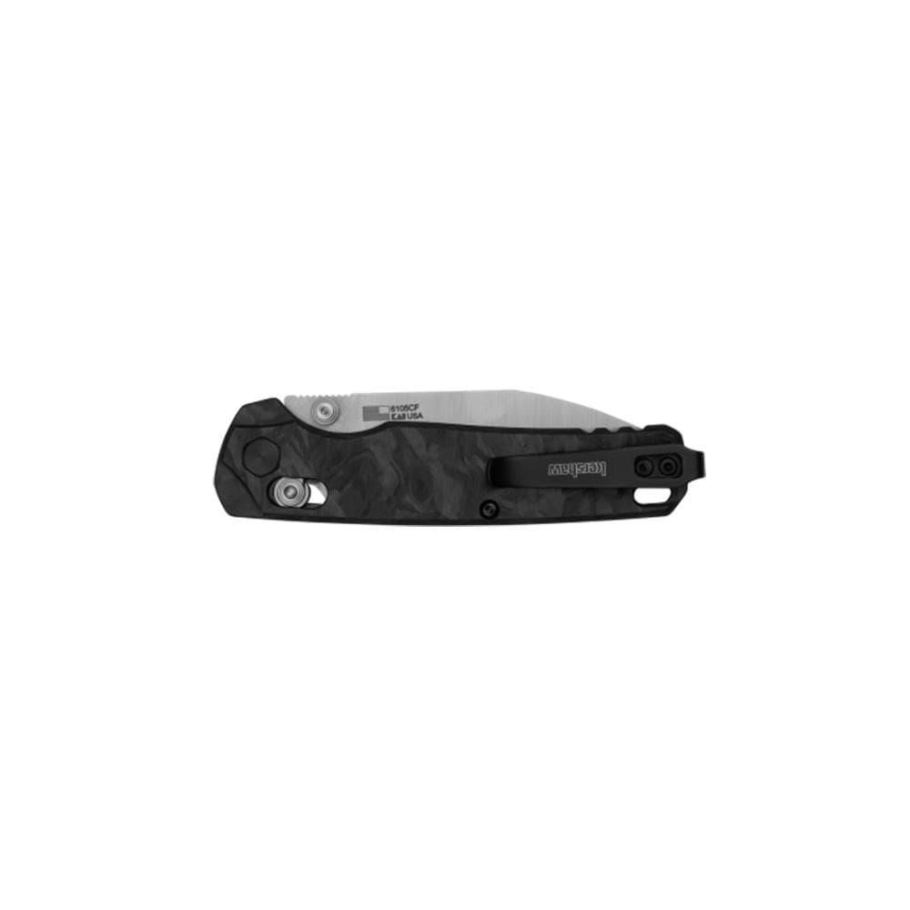 Kershaw Bel Air Folding Knife 3.1" Reverse Tanto Blade Carbon Fiber Black