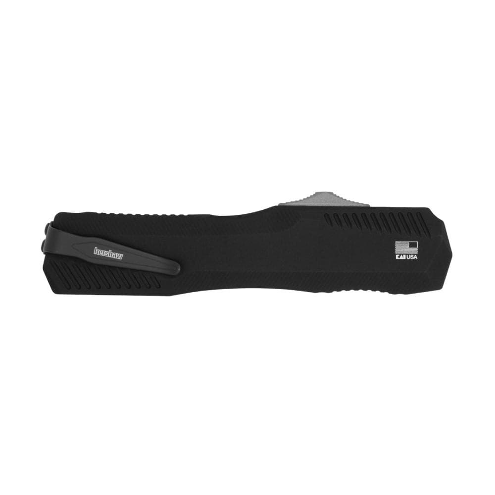 Kershaw Livewire OTF Automatic Knife 3-3/10" Spear Point Blade Black