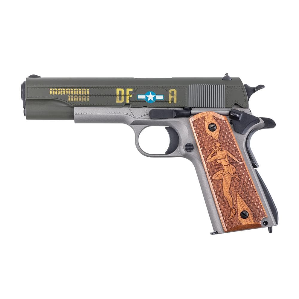 Auto-Ordnance Limited Edition "Memphis Belle" 1911 Handgun .45 Auto 7rd Magazine(1) 5'' Barrel Custom Wood Grips