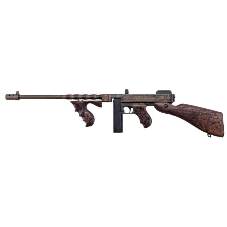 Thompson 1927A1 "Bonnie & Clyde" Carbine .45 Auto 20rd Stick 50rd Drum Magazines 18" Barrel Wood Stock