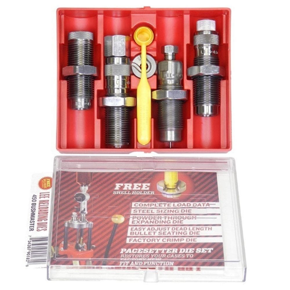 Lee 450 Bushmaster Micrometer Full Length Sizing 4-Die Set