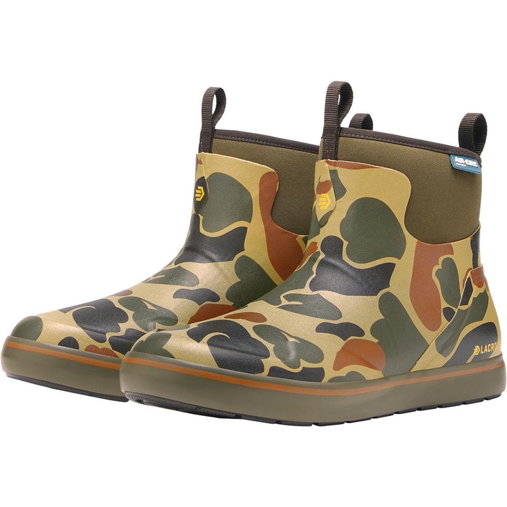 LaCrosse Alpha Deck Boot 6'' Hardwoods Duck Camo Men's Size 8M