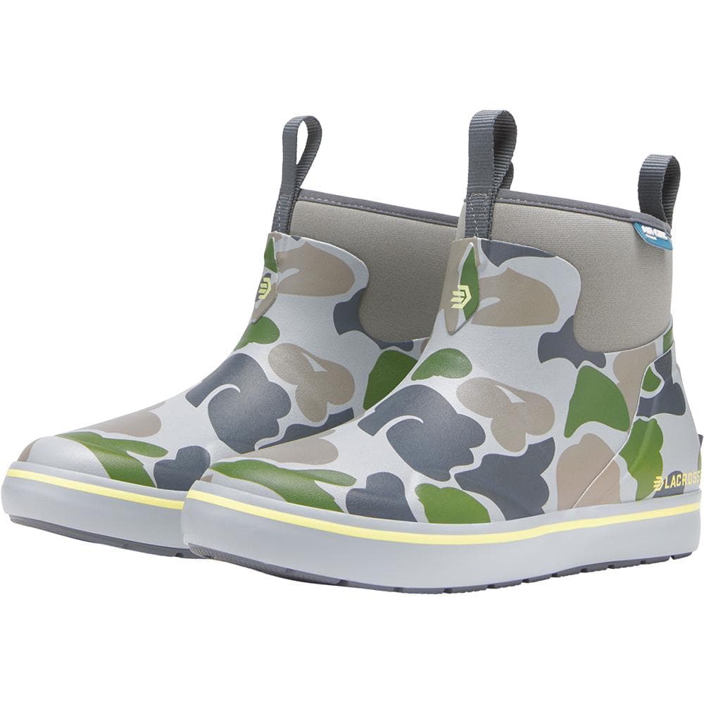 LaCrosse Alpha Deck Boot 6'' Seagrass Duck Camo Women's Size 9M
