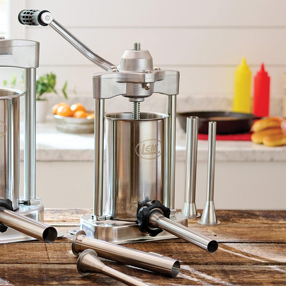 LEM Products Mighty Bite Vertical Sausage Stuffer - 5lb.