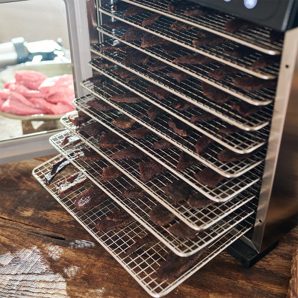 LEM BigBite 10-Tray Stainless Steel Dehydrator