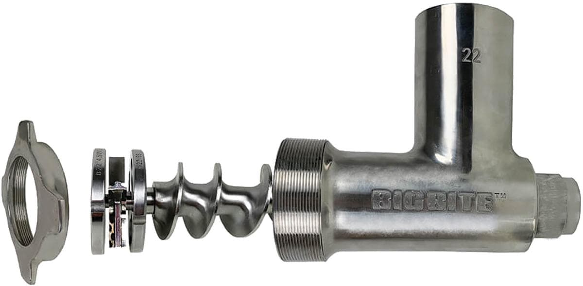 LEM Products #22 Big Bite Dual Grind Meat Grinder - 1 HP