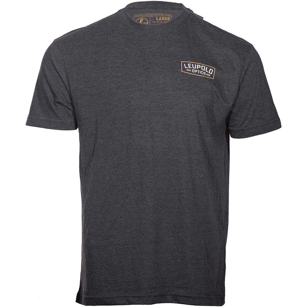 Leupold Badge Short Sleeve Shirt Charcoal L