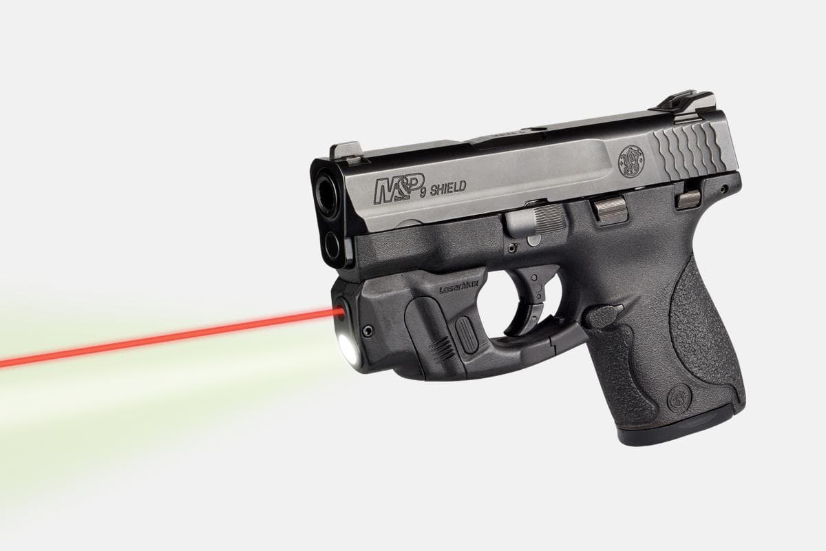 LaserMax CenterFire Light & Laser w/GripSense for S&W Shield 9mm .40 cal Red