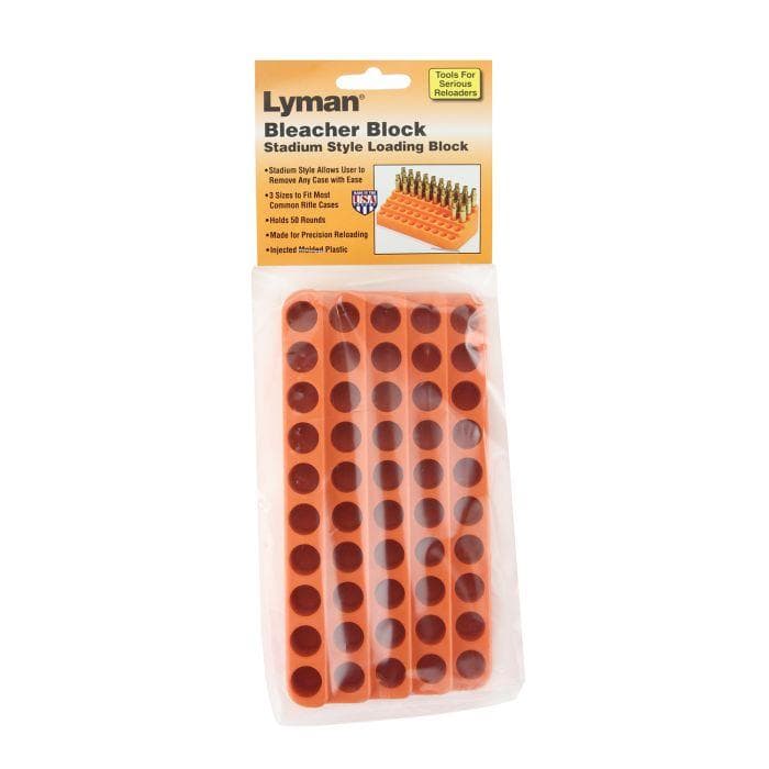 Lyman Bleacher Loading Block for Rifle .565 Hole Size - 50/rds