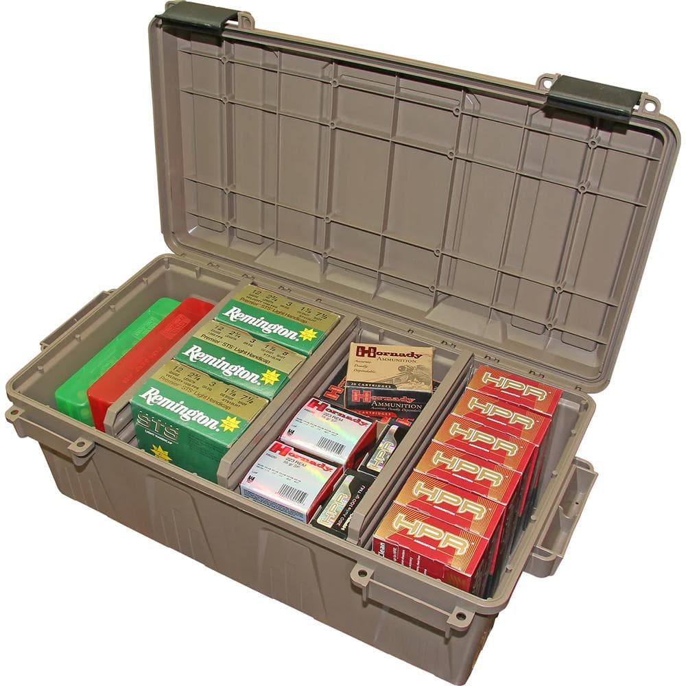 MTM Large Ammo Crate Divided Utility Box Dark Earth