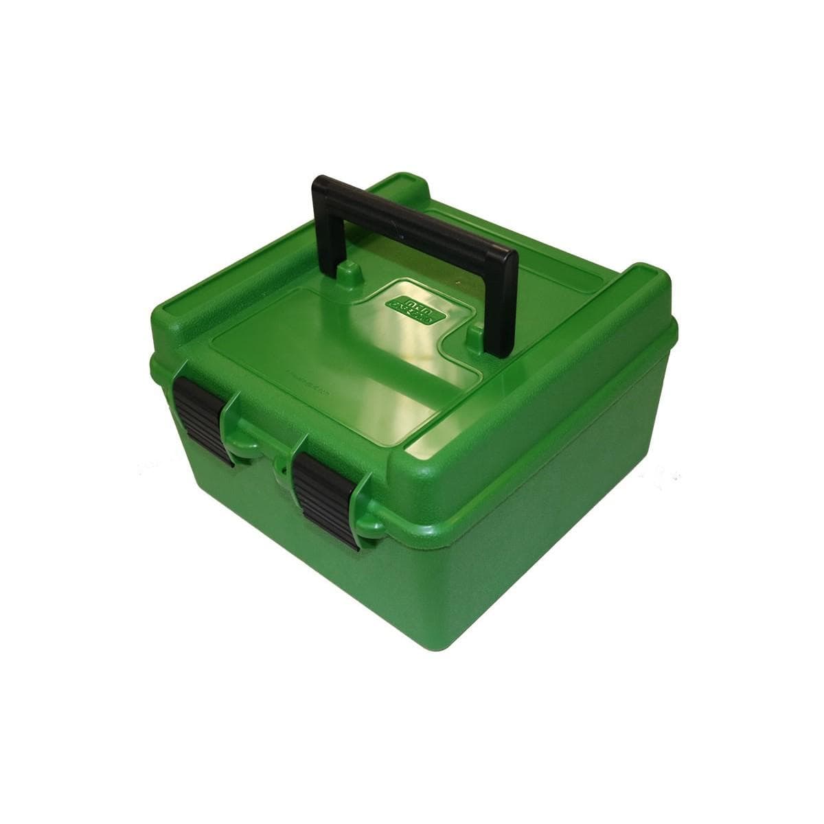 MTM Deluxe R-100 MAG Series Rifle Ammo Box 100 Rounds Green