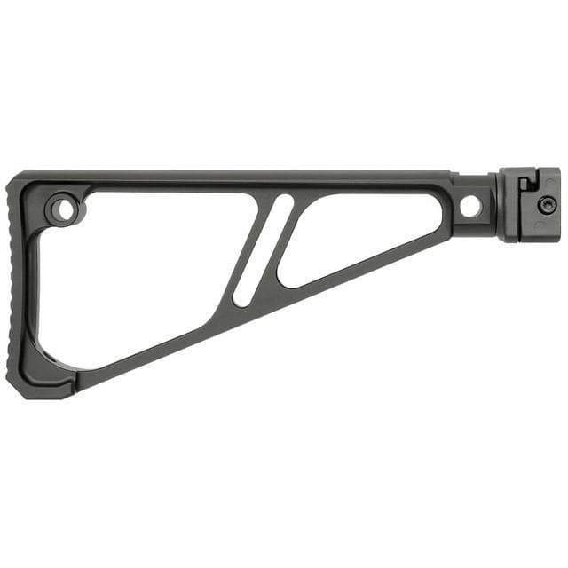 Midwest Industries Picatinny Side Folding Fixed Extruded Stock Black