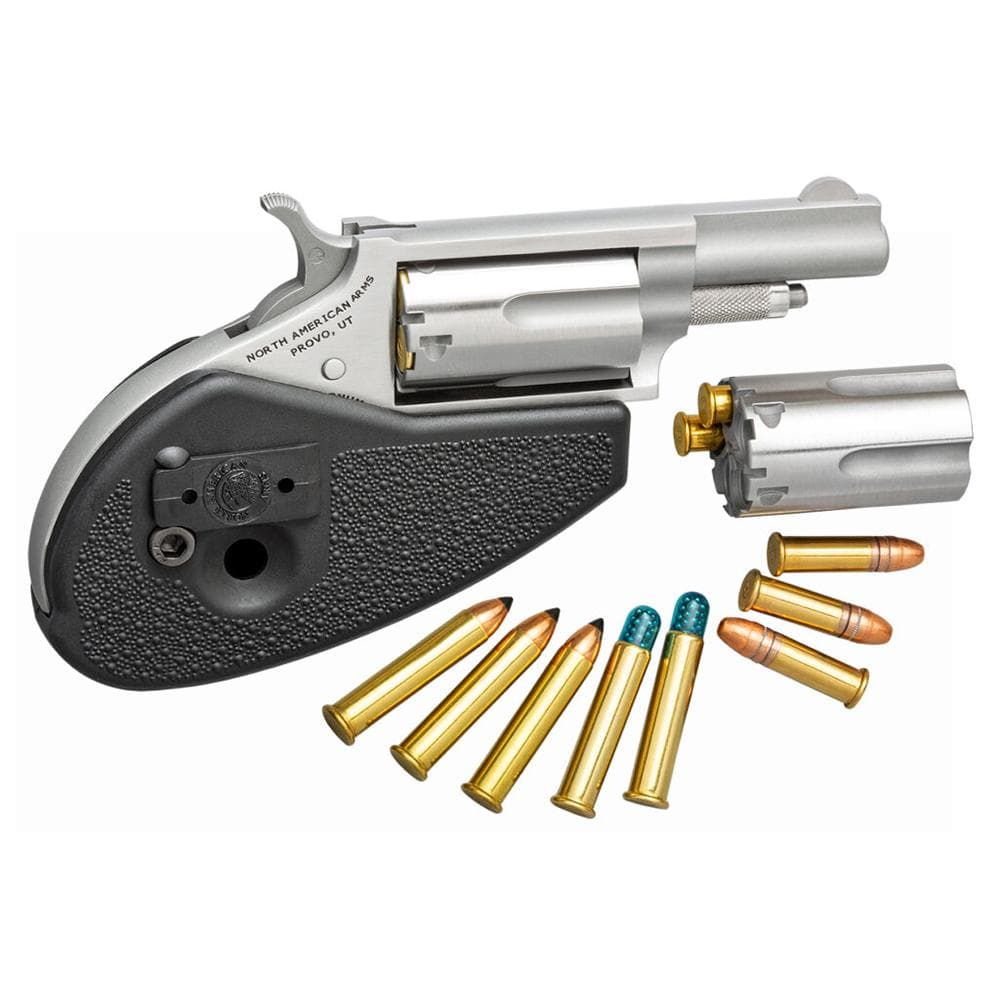 NAA .22 Mag Handgun .22 Mag/.22 LR 5rd Capacity 1.865" Barrel with Holster Grip